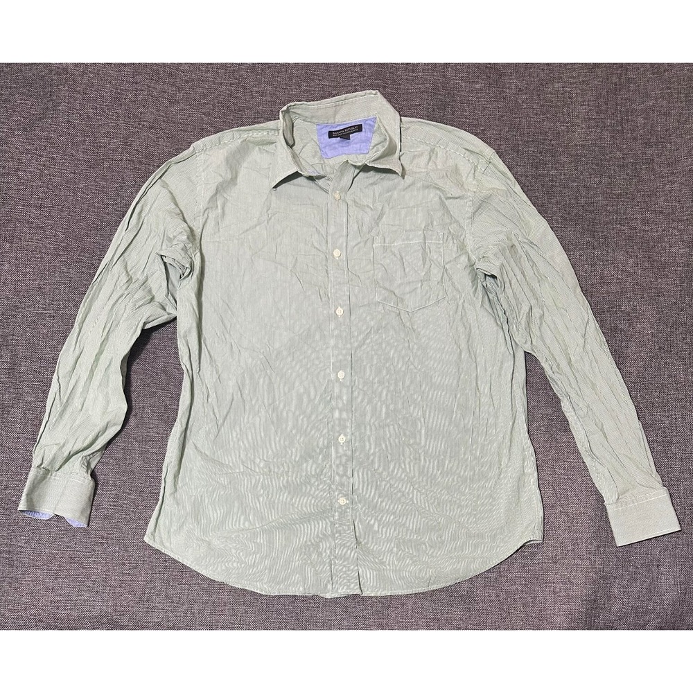 Banana Republic Slim Fit Men's XL Striped Long Sleeve‎ Shirt